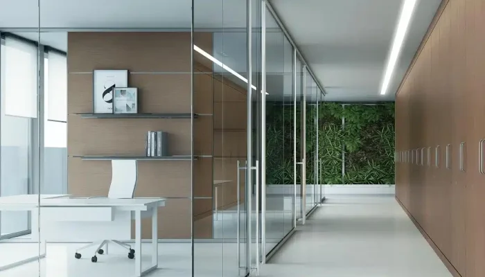 Glass Walls on office Partition​