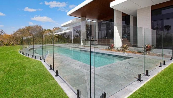 Semi-Framed Glass Fencing